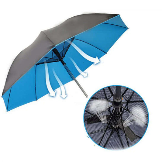 2-in-1 Fan Umbrella | مروحة ومظلة في آن واحد ☂️🌀