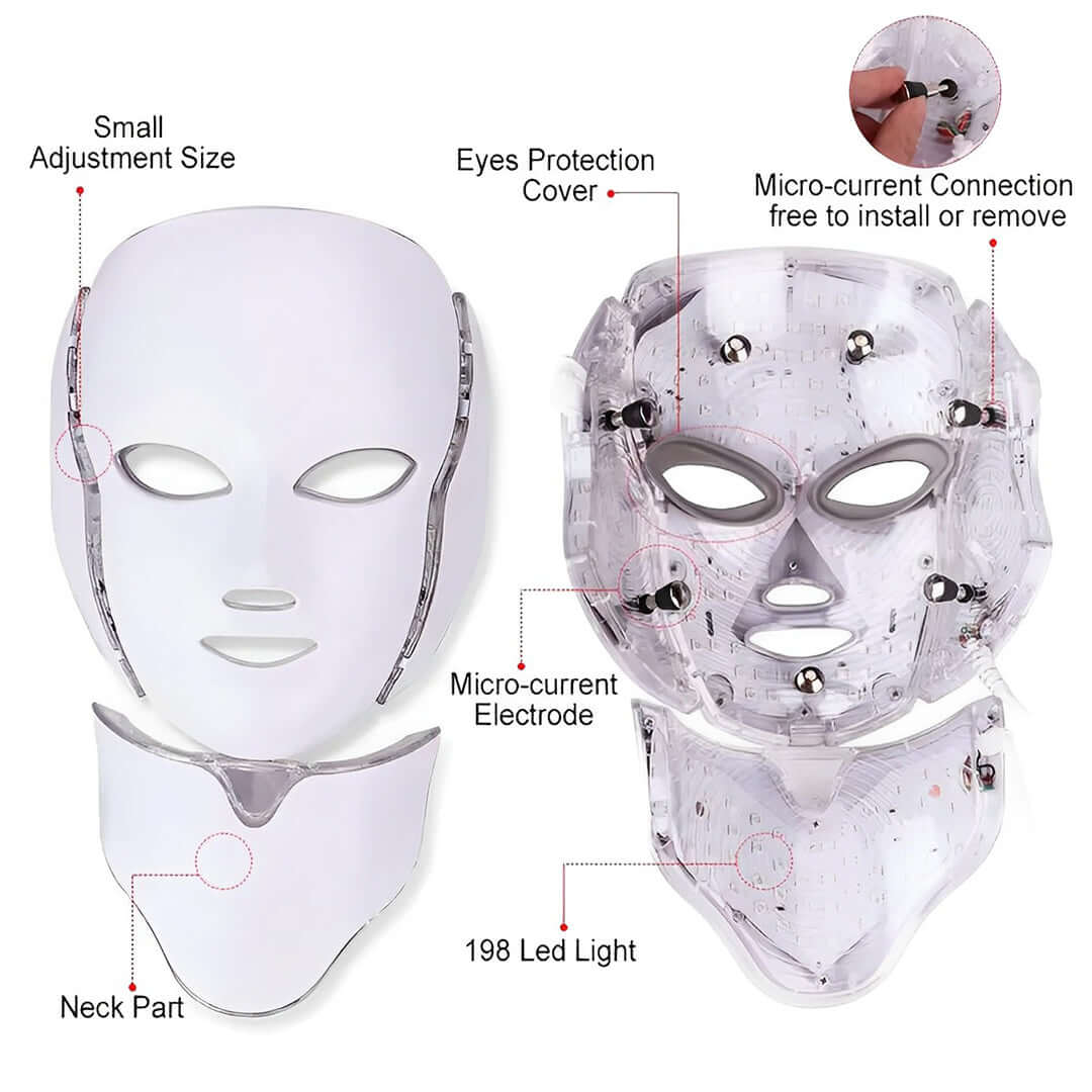 LED Photon Rejuvenation Face Mask  قناع  لتجديد بشرة الوجه